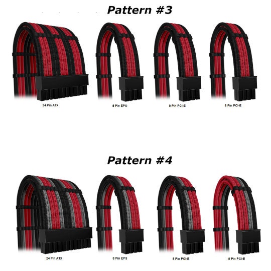 Custom ATX Individual Modular Power Supply Cables