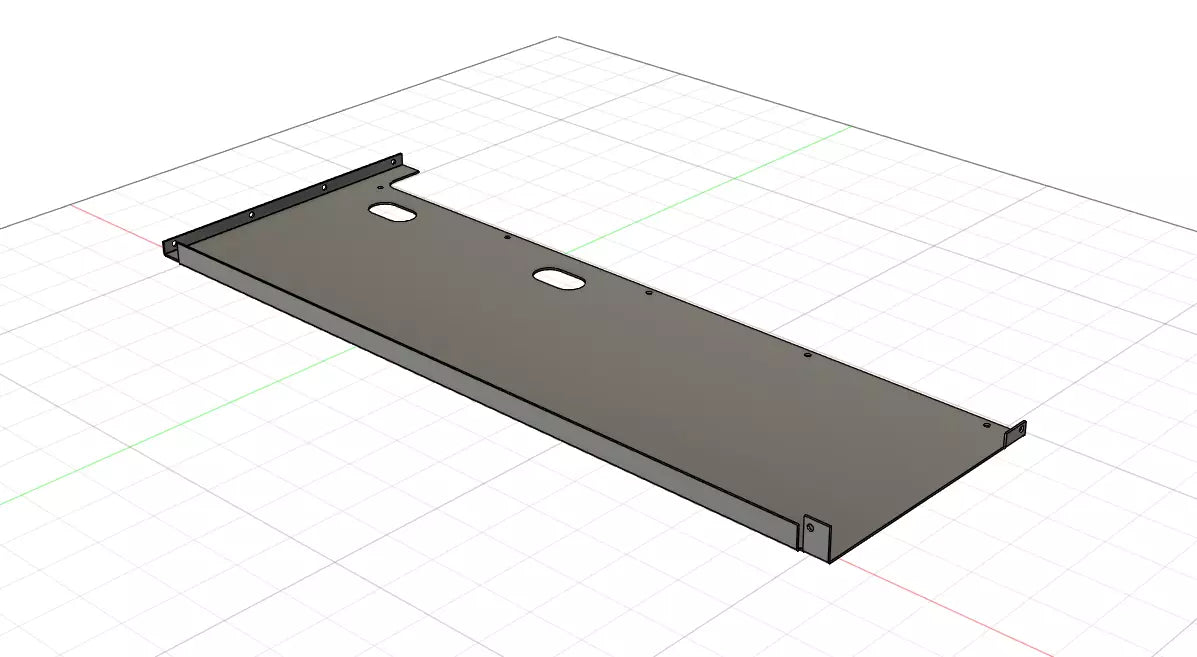 Caselabs SMA8 Chassis Mid Plate (Uncoated) - Made to order