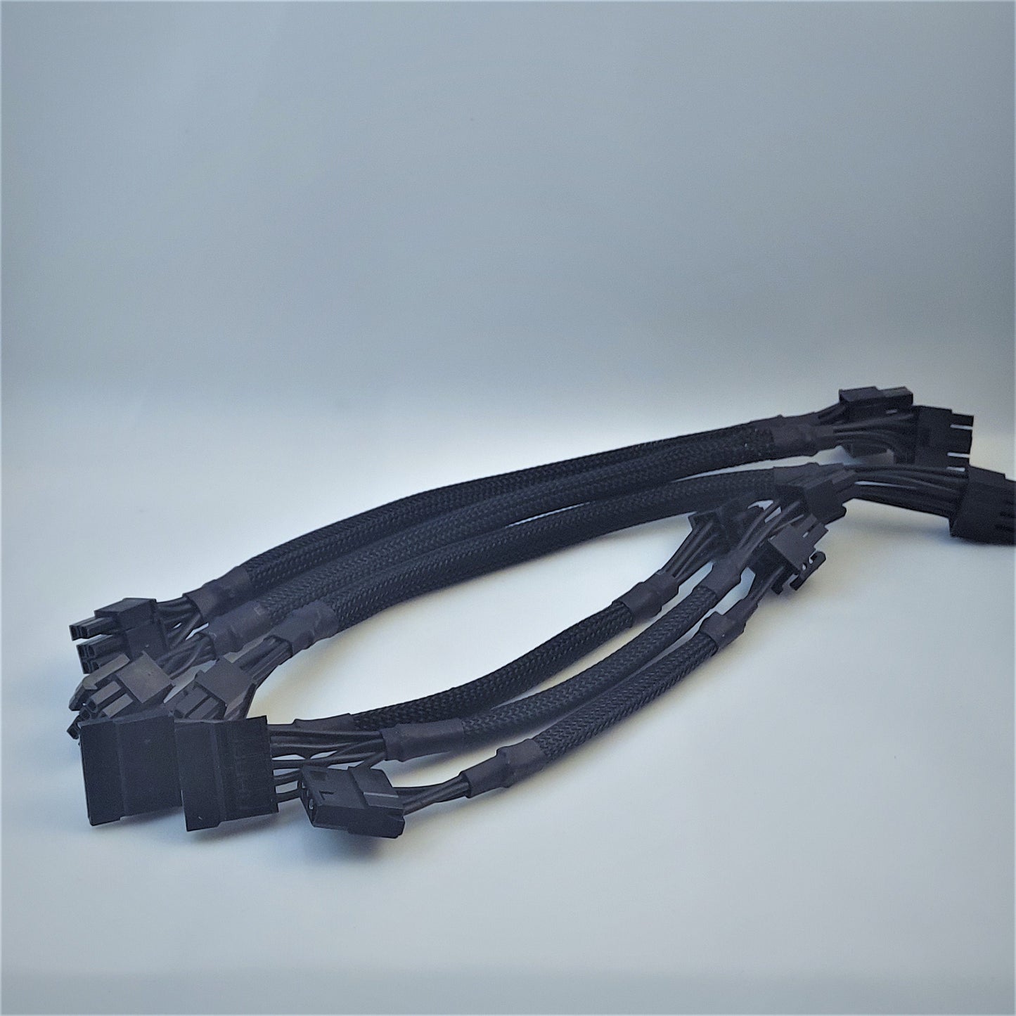 Custom Length Black Stock Unsleeved SFX PSU Modular Cables