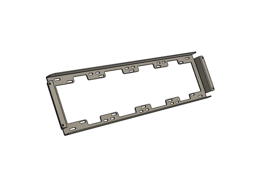 Caselabs SMA8 Bottom 480mm/560mm Radiator bracket (Uncoated) - Made to order