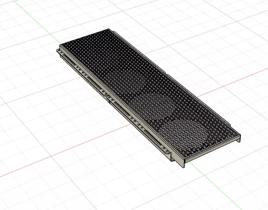 Caselabs SMA8 Full Coverage Front Flex bay (Uncoated) - Made to order