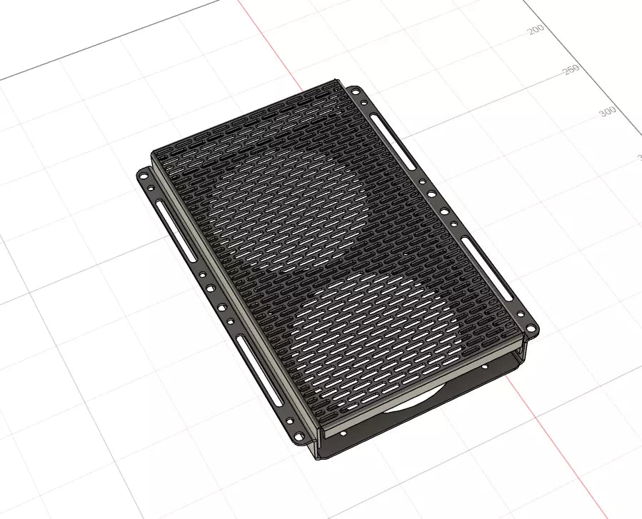 Caselabs SMA8 240mm Front Flex bay (Uncoated) - Made to order